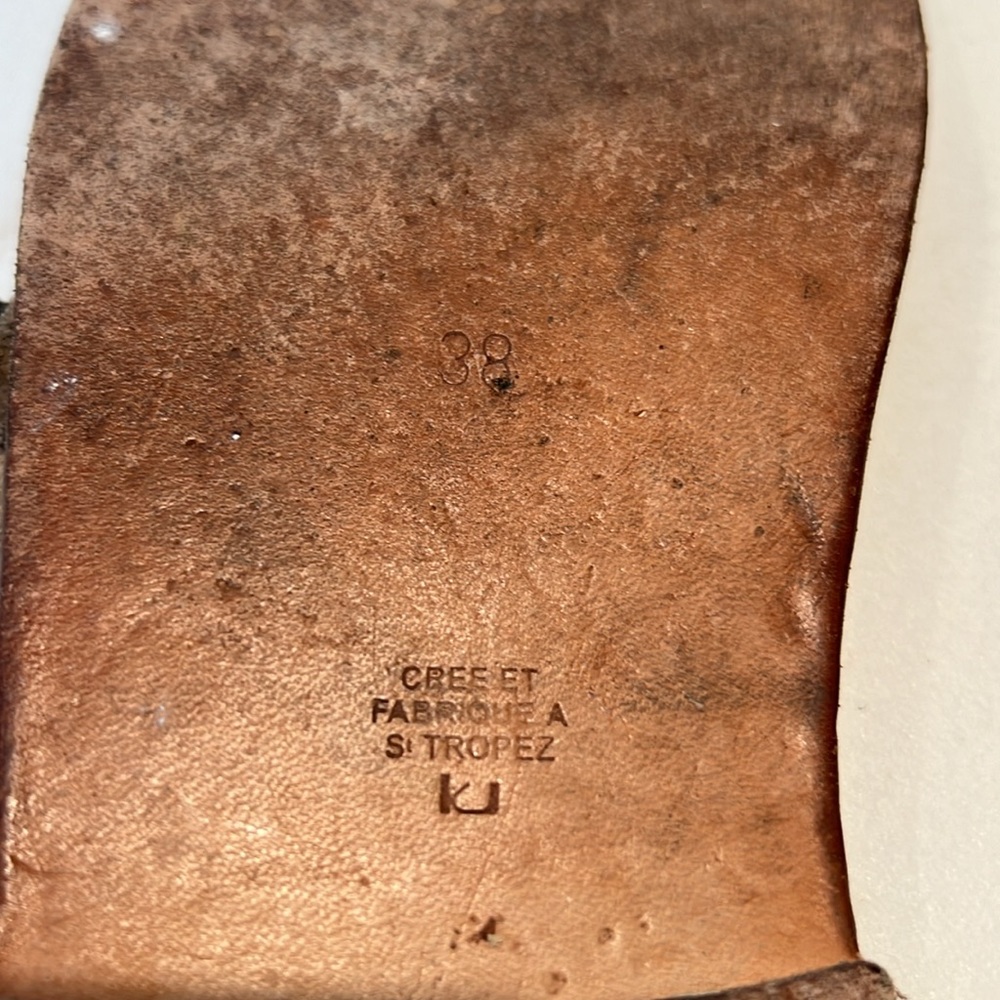 Golden Goose Distressed Thong Sandals (Size 38) - Picture 7 of 7